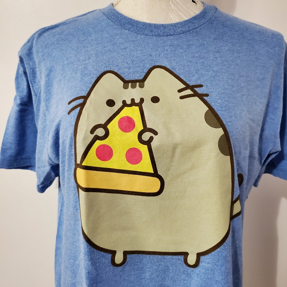 Pusheen Cat Pizza Shirt